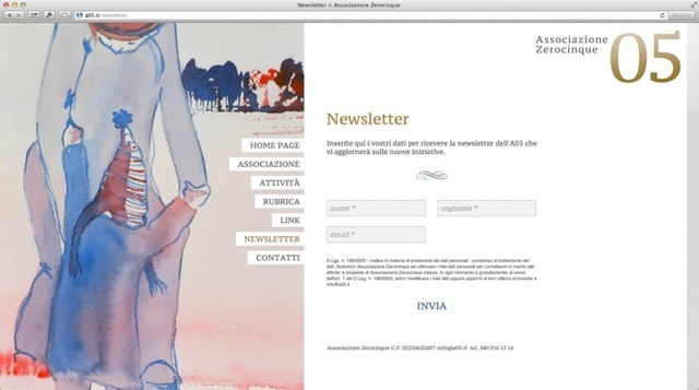 iscrizione alla newsletter