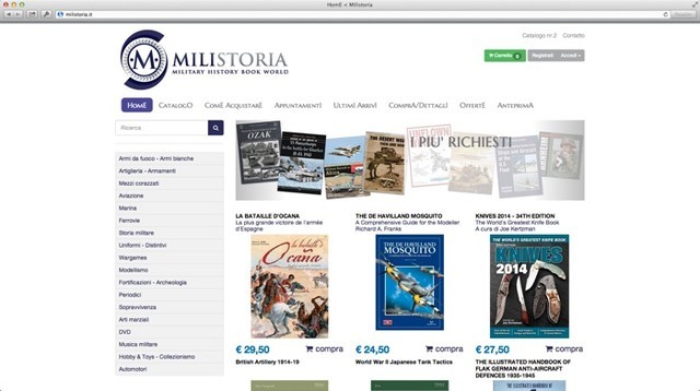 milistoria: e-commerce di libri storici militari