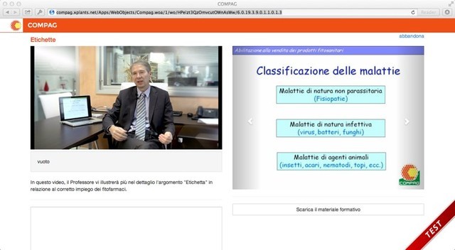 e-learning: video, slide e documentazione da scaricare