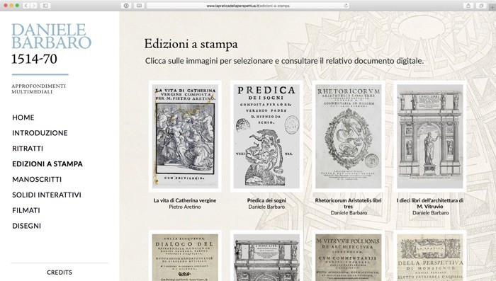 la presentazione delle edizioni a stampa