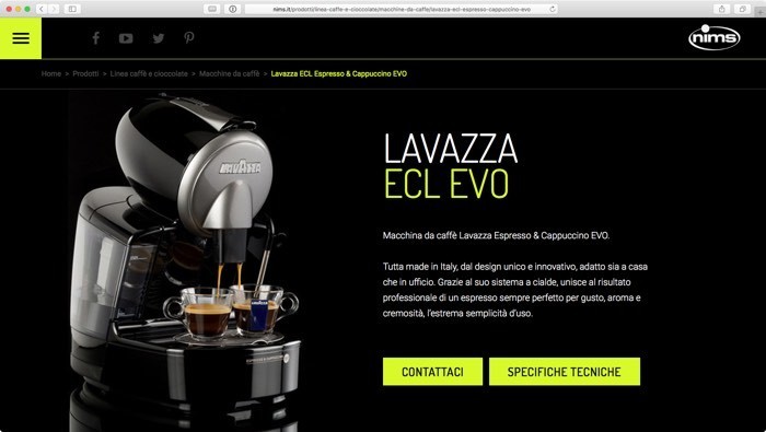 Lavazza macchina caffe&rsquo; espresso