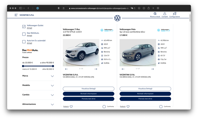 Dealer Web Volkswagen