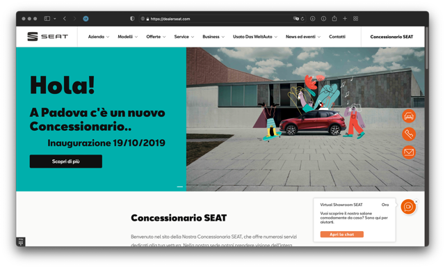 Dealer Web Seat