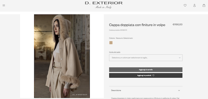 D-EXTERIOR e-commerce