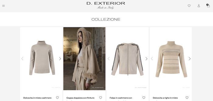 la collezione D-EXTERIOR