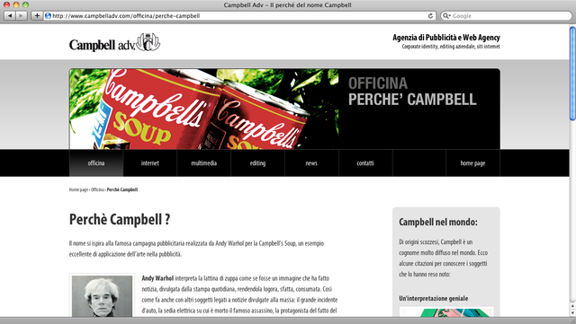 perche&rsquo; Campbell?