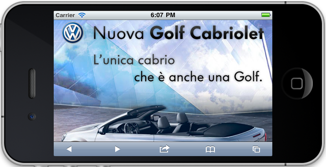 nuova Golf Cabriolet